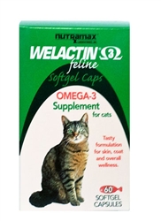 Welactin Feline Omega-3 Supplement, 60 Softgel Capsules