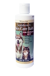 NaturVet Septiderm-V Skin Care Bath, 8 oz