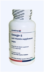 Omega-3 & Vitamin Supplement for Large Dogs l Fatty Acid Supplement
