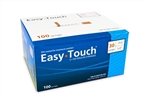 EasyTouch Insulin Syringe U-100 .5 cc, 30G X 5/16", 100/Box