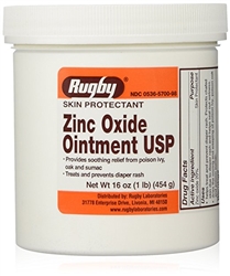 Zinc Oxide Ointment - Rugby, 1 lb Jar