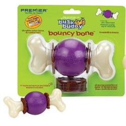Busy Buddy Bouncy Bone-Activity Toy For Dogs - Small