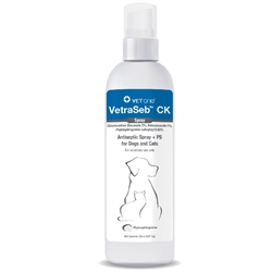 VetraSeb CeraDerm CK Spray l Antifungal - Antibacterial Spray For Pets
