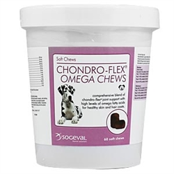 Chondro-Flex Omega Chews For Dogs, 60 Soft Chews