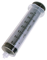 Ideal Syringe 35cc, Without Needle, Regular Luer, Each