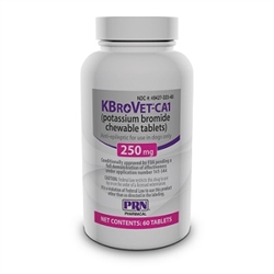 K-BroVet-CA1 250 mg Seizure Treatment For Dogs, 60 Chewable Tablets