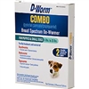 D-Worm COMBO Broad Spectrum De-Wormer For Puppies & Small Dogs 6-25 lbs, 2 Chewable Tablets