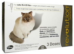 Revolution For Cats 15.1-22 lbs, 3 Doses