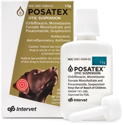 Posatex Otic-Ear Antibiotic For Dogs- Medi-Vet - 30g