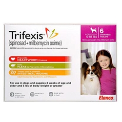 Trifexis For Dogs 5-10 lbs, 6 Chewable Tablets