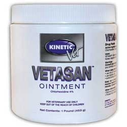 Vetasan Ointment-Chlorhexidine 4% Antiseptic Ointment - 1 lb