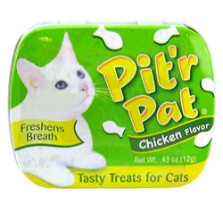 Pit'r Pat Cat Breath Treats - Chicken, .43 oz