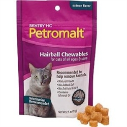 Sentry HC Petromalt Hairball Chewables - Salmon, 2.5 oz