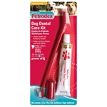 Petrodex Dog Dental Care Kit, Poultry Toothpaste With 2 Toothbrushes