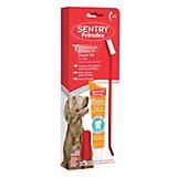 Petrodex Natural Dog Dental Care Kit Peanut Toothpaste 2 Toothbrushes