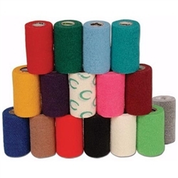 &over Powerflex Bandage 4"x 5 Yard Roll in Neon Green - Cat