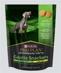 Purina ProPlan Veterinary Diets Gentle Snackers Hypoallergenic Dog Treats, 8 oz
