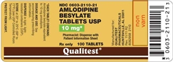 Amlodipine Besylate 10mg, 90 Tablets