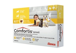 Comfortis For Cats 2-4 lbs & Dogs 3.3-4.9 lbs, 6 Pack