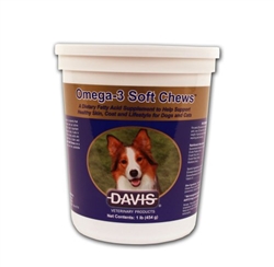 Davis Omega-3 Soft Chews For Dogs & Cats