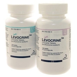 Levocrine Thyroid Chewable Tablets 0.6mg, 1000 Count