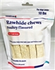 Covetrus Rawhide Chews Poultry Flavored For Dogs Under 10 lbs, 30 Chews SMALL RED