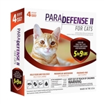 PARADefense II For Cats 5-9 lbs, 4 Doses