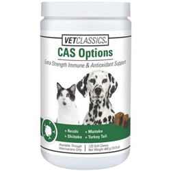 VetClassics CAS  Options Extra Strength Immune & Antioxidant Support, 120 Soft Chews