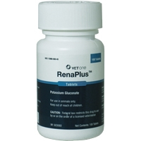 VetOne RenaPlus Tablets-Potassium Gluconate For Pets-Medi-Vet