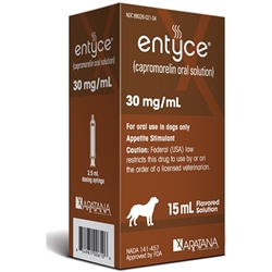 Entyce Appetite Stimulant Oral Solution for Dogs 30mg/ml, 15 ml