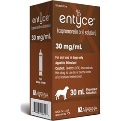 Entyce Appetite Stimulant Oral Solution for Dogs 30mg/ml, 30 ml