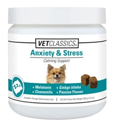 VetClassics Anxiety & Stress Soft Chews - Calming Support For Dogs