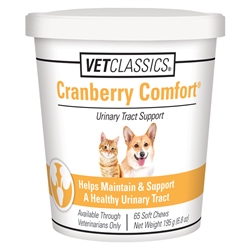 VetClassics Cranberry Comfort Soft Chews, 65 Count