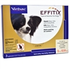 EFFITIX Topical Solution For Dogs 5-10.9 lbs, 3 Month Supply