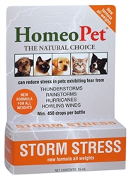 HomeoPet Storm Stress For Pets - All Weights, 15 ml