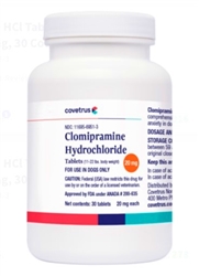 Covetrus Clomipramine HCl 20mg, 30  Beef Flavored Tablets