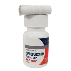 Ciprofloxacin 250mg, 100 Tablets