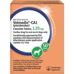 Vetmedin-CA1 Chewable Tablets 1.25mg, 50 Count