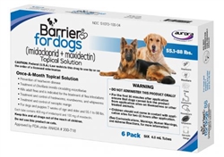 Barrier (imidacloprid + moxidectin) Topical Solution For Dogs 55-88 lbs