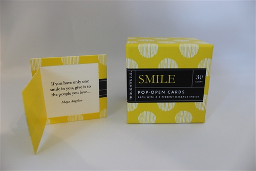 "Smile" Pop Open Miniature Window Cards