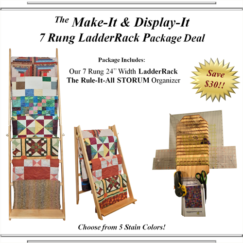 Make-It & Display-It 7 Rung LadderRack Package Deal