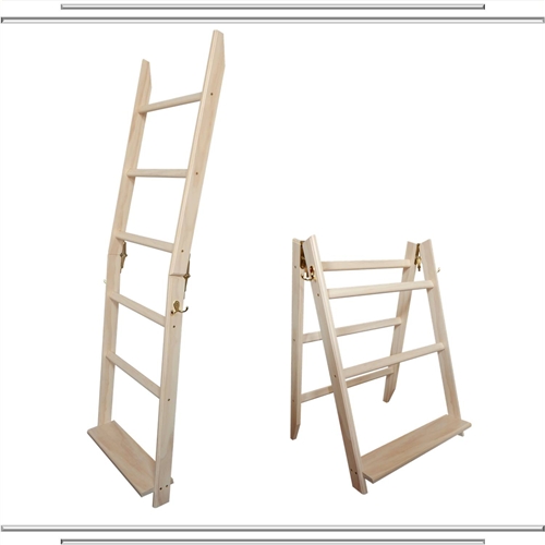 Whitewash 5 Rung LadderRack