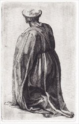 Kneeling Draped Figure