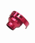 Warrior Ion G Lock Clamping Feed Neck - Low Rise - Red