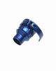 Warrior Ion G Lock Clamping Feed Neck - Standard Rise - Blue