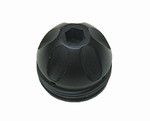 Warrior Proto Rail Aluminum Bolt Cap - Dust Black