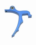 Warrior Proto Rail Saw Rolling Trigger - Dust Blue