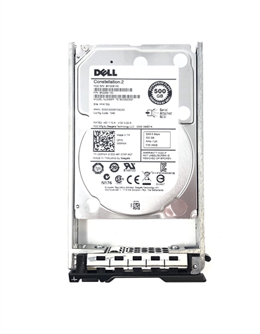 D7MYF Original Dell 500GB 7200 RPM 2.5" SAS hot-plug hard drive. Comes w/ drive and tray for your PE-Series PowerEdge Servers.
