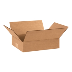 BOX 120903 12x9x3 Flat Corrugated Shipping Boxes