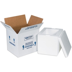 FIS C207 Foam Insulated Shipping Boxes 8x6x7
